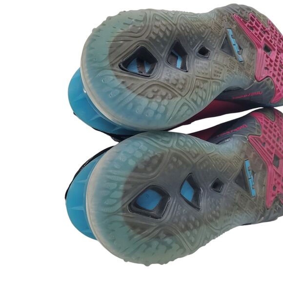 NIKE Shoes LEBRON 18 LOW Mens Size 9.5 NEON LIGHTS Fireberry Sneaker CV7562-600 main image 11